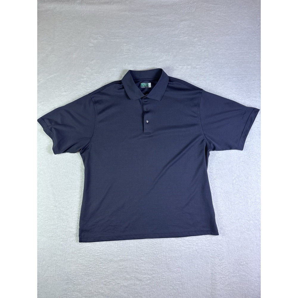 Ben Hogan Performance Mens Dark Gray Short Sleeve Polo Golf Outdoor Shirt Sz 2XL